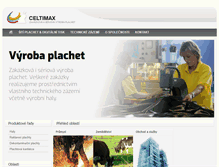 Tablet Screenshot of celtimax.cz